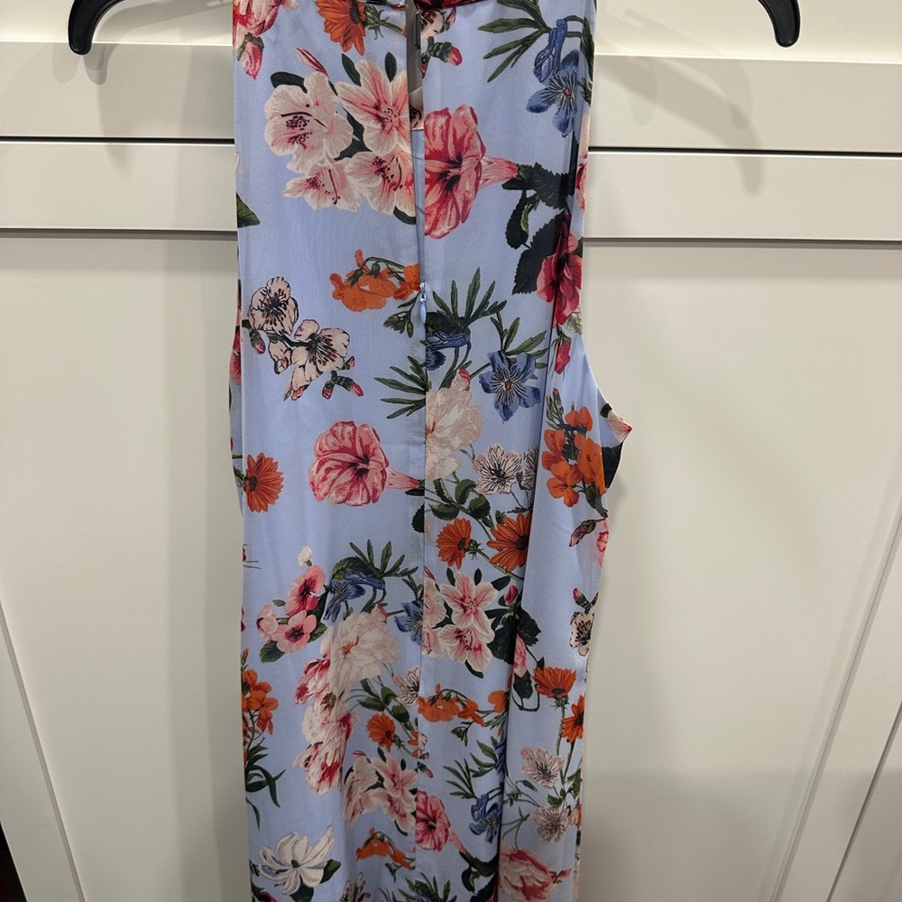 Vince Camuto Floral Sleeveless Dress with Neck Bow NWY SZ 16 - Picture 9 of 9